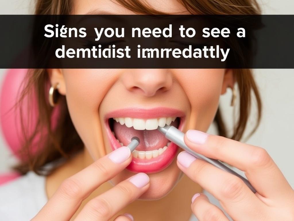     Signs you need to see a dentist immediately. Unexplained Bad Breath or Bad Taste in the Mouth