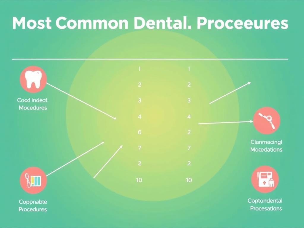     Most common dental procedures explained. Summary Table: Most Common Dental Procedures