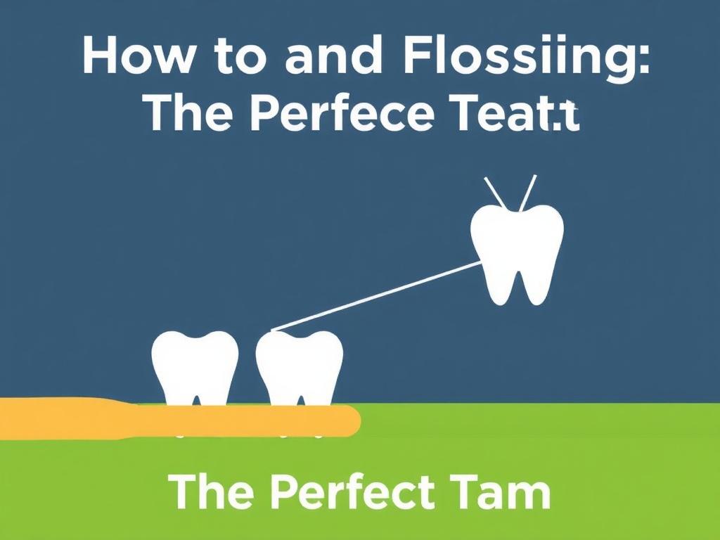     How to floss correctly. Brushing and Flossing: The Perfect Team