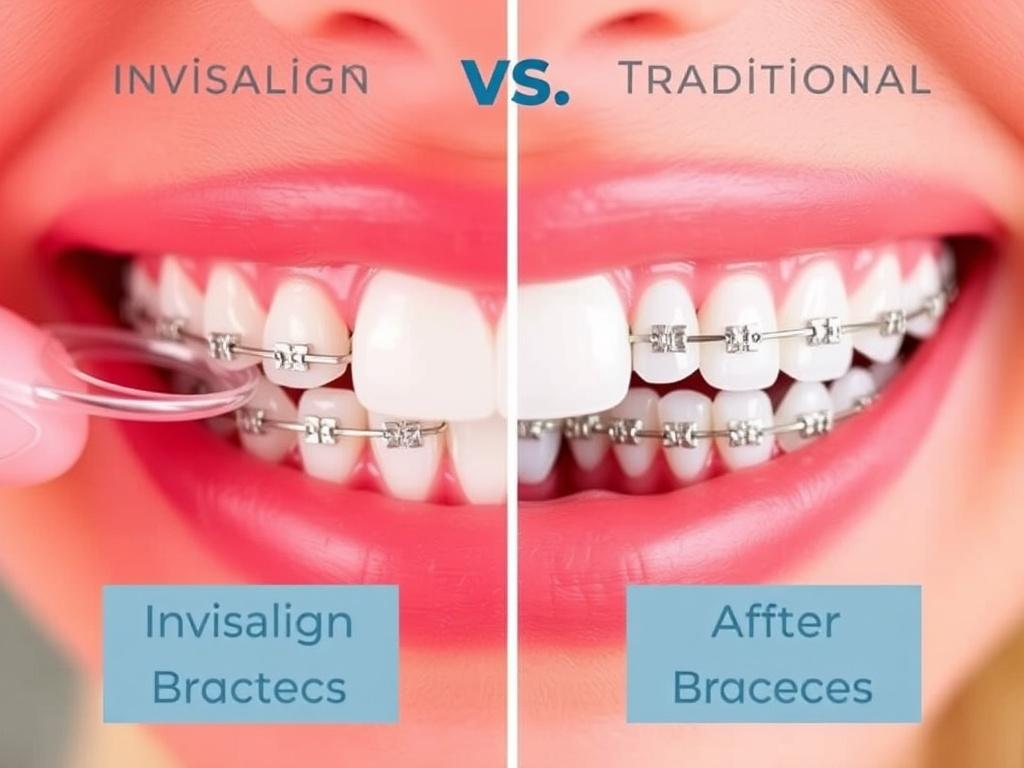     Invisalign vs. traditional braces. Potential Drawbacks to Consider