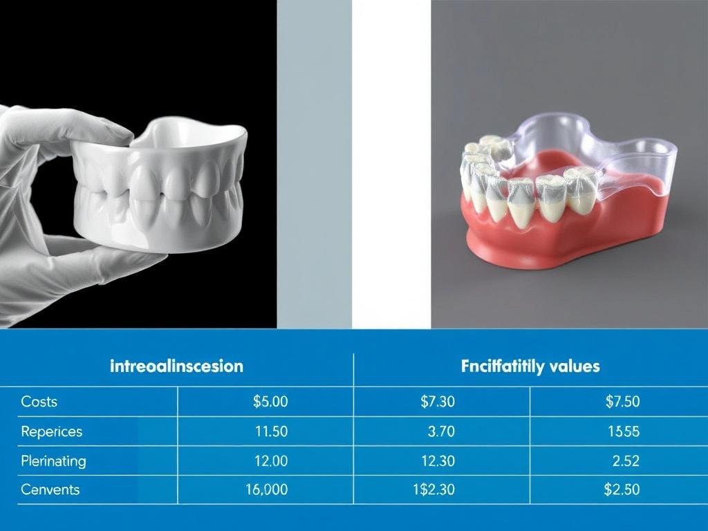 Les nouvelles technologies : le scanner intra-oral vs. l'empreinte traditionnelle.. Kosten, Investition und Rentabilit?t — Tabelle mit Beispielwerten