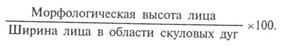 Размеры головы, размеры лица и отдельных его частей